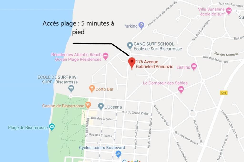 Maison 4 A 5 Personnes Au Pied Des Plages Biscarrosse Exterior foto